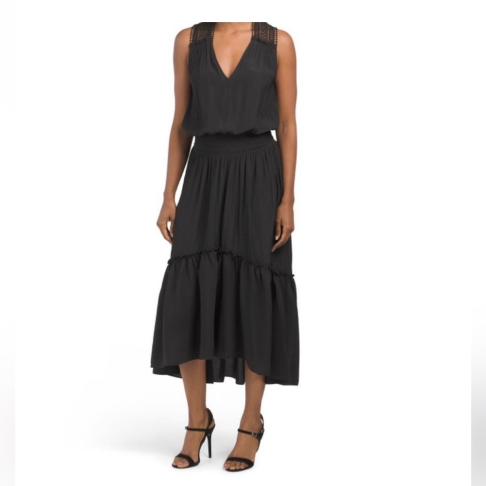 Ramy Brook Samantha dress $485 Black Size M